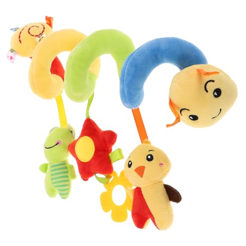 Abaodam Krippe herum für Kinderwagen babybett Geräusch Auto Kindersitz spiralförmiges Krippenspielzeug Autositzspielzeug für Kleinkinder Stoff Abaodam Krippe herum für Kinderwagen babybett Geräusch Auto Kindersitz spiralförmiges Krippenspielzeug Autositzspielzeug für Kleinkinder Stoff von Abaodam