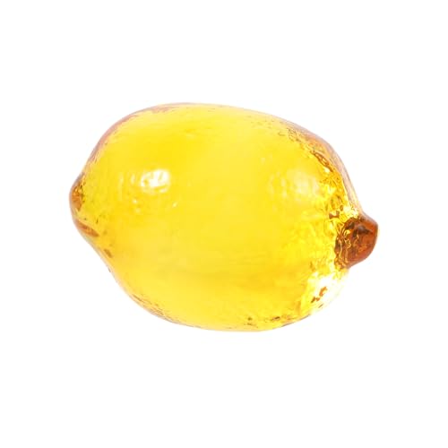 Abaodam Kristallornamente Obst Künstliche Lebensmittel Für Die Küchendekoration Figur Dekorative Ornamente Künstliche Themendekoration Zitronenstatue Zitronenthema von Abaodam