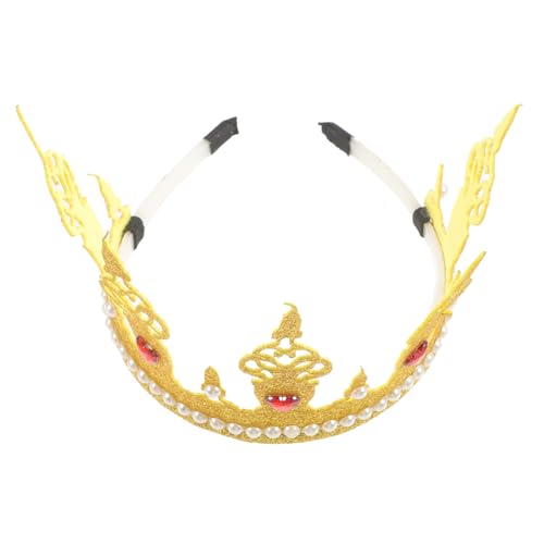 Abaodam Kronen Stirnband Für Glitzerndes Geburtstagsaccessoire Für Dekorative Für Feiern Leichtes Und Elegantes Design Für Kindergeburtstage von Abaodam
