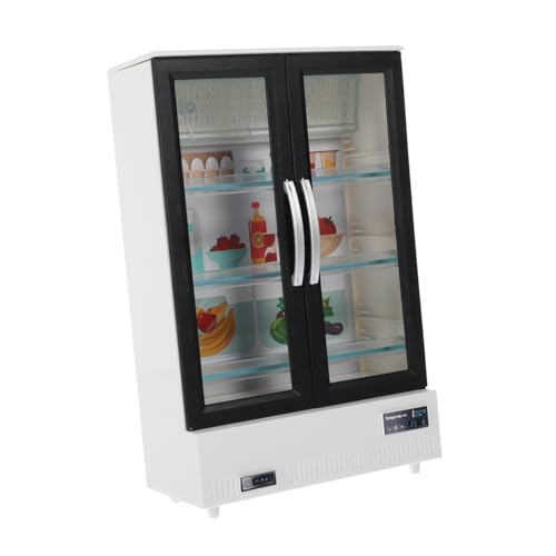 Abaodam Kühlschrank für Puppenmöbel Realistische Küchenminiatur aus Langlebigem Material für DIY Projekte und Kinderküchen Perfektes von Abaodam