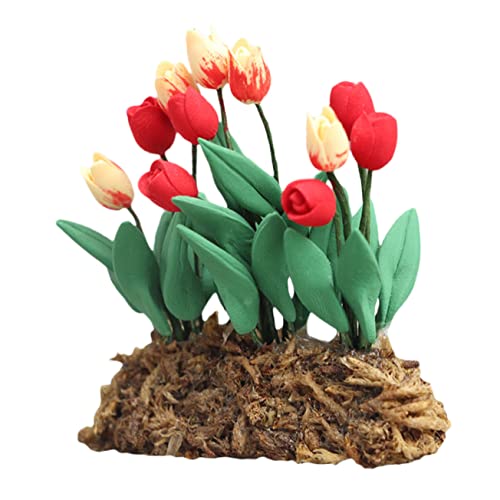 Abaodam Bonsai-verzierung – Miniatur-landschaftsdekor Mini-blumendekor Für Puppenhaus-minipflanzen von Abaodam