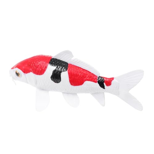 Abaodam Künstlicher Karpfen Fisch Kunststoff Dekoration Kreatives Ornament für Aquarium Deko Wassersäule Tisch Schmuck Early Education von Abaodam