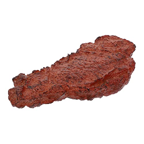 Abaodam Künstliches Steak Modell aus Lebensmittelechtem Kunststoff Realistisches Food Toy für Fotorequisite Dekoration für Küche Bäckerei Restaurant Stabiles Farbechtes von Abaodam