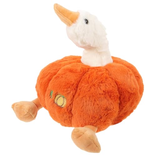 Abaodam Kürbis-Enten-Puppe Kawaii Stoffpuppe Kawaii Stofftier Plüschtier Süße Puppe Gefüllte Puppendekoration Ausgestopftes Tierspielzeug Gefüllte Plüschpuppen Füllung: Daunenbaumwolle von Abaodam