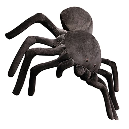 Abaodam Kuschelige Riesen Spinne Plüschtier aus Weichem Premium Plüsch und Realistisches Plüschspielzeug als Kinderkuscheltier und Wohnaccessoire für Halloween und Abaodam Kuschelige Riesen Spinne Plüschtier aus Weichem Premium Plüsch und Realistisches Plüschspielzeug als Kinderkuscheltier und Wohnaccessoire für Halloween und von Abaodam
