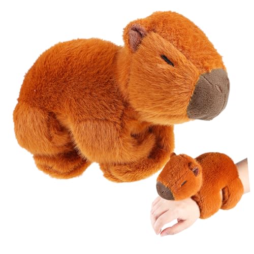 Abaodam Kuscheltier Capybara Slap Armband Weiches Plüschtier Mit Umarmungsfunktion Niedliches Tierdesign Für Und Belohnungen von Abaodam