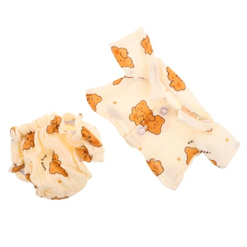Abaodam Kuscheltier Schlafanzug Weiche Plüsch Bärenkostüme mit Saisonalen Accessoires Niedliche Tierpuppen Pyjamas für Stofftiere und Kuscheltiere für Spielspaß Abaodam Kuscheltier Schlafanzug Weiche Plüsch Bärenkostüme mit Saisonalen Accessoires Niedliche Tierpuppen Pyjamas für Stofftiere und Kuscheltiere für Spielspaß von Abaodam