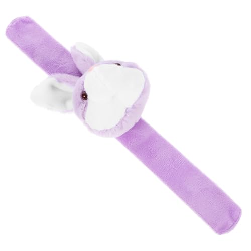 Abaodam Kuscheltier Slap Armband im Tierdesign Plüsch Bunny Handgelenkspielzeug für Partys Geschenkartikel und Mitgebsel Sicher und Hautfreundlich für Geburtstagsfeiern von Abaodam