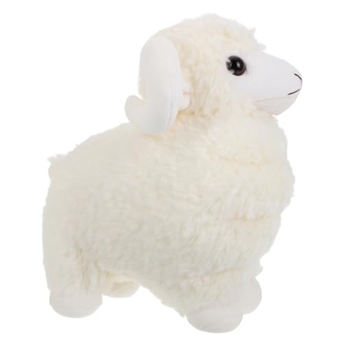 Abaodam Kuschelschaf Plüschtier Flauschiges Lamm Spielzeug Für Junge Mädchen Weich Und Gemütlich Lernspielzeug Für Tierliebe Dekoratives Kuscheltier von Abaodam