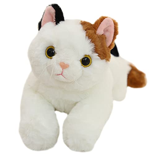 Abaodam Kuschelweiche Katzen Plüschfigur Niedliches Stofftier für Dekorativer für Zuhause Waschbar und Langlebig Perfektes für Kleine Katzenliebhaber von Abaodam