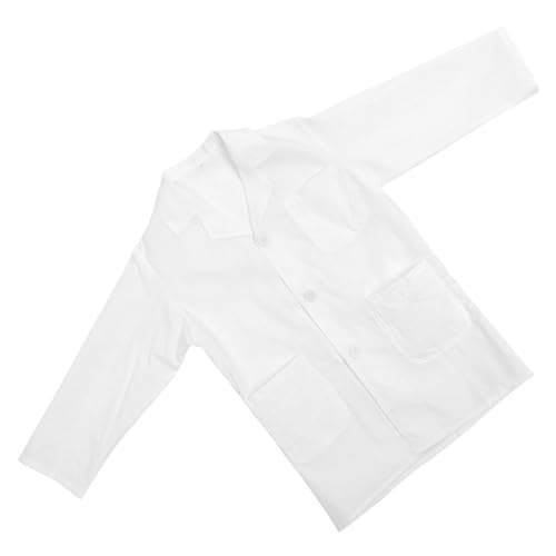 Abaodam Laborkittel Sheriff Kostüm Wissenschafts Laborkittel Für Halloween Arztkostüm Kindermäntel Laborkittel Paläontologen Kostüm Arztkittel Polyester Baumwolle Weiß von Abaodam
