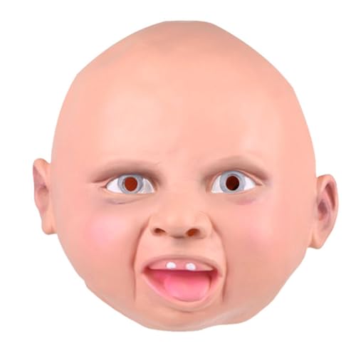 Abaodam Lächelnde Kostümzubehör Für Cosplay Und Halloween Witzige Und Farbenfrohe Kopfmaske Aus Hochwertigem Für Kleine Verkleidungsliebhaber von Abaodam