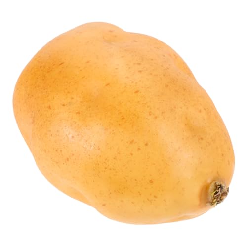 Abaodam Lebensechte Kleine Kartoffel Simuliertes Gemüse Kartoffel Dekoration Desktop Kleine Kartoffel Dekorative Kartoffelrequisite Realistische Falsche Kartoffel Khaki Harz von Abaodam
