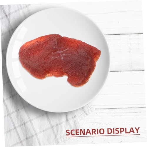 Abaodam Lebensechtes Fake Steak Modell aus Realistische Rindfleischscheibe Vielseitig für Küche Restaurant Fotografie Dekoration und Lehrzwecke Detailgetreue Nachbildung Abaodam Lebensechtes Fake Steak Modell aus Realistische Rindfleischscheibe Vielseitig für Küche Restaurant Fotografie Dekoration und Lehrzwecke Detailgetreue Nachbildung von Abaodam