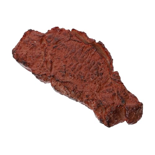 Abaodam Lebensechtes Steak Modell aus Robustem Kunststoff Realistische Fake Steak Attrappe für Spielküche Fotorequisiten und Dekoration Detailgetreues Grillfleisch Vielseitig Einsetzbar Abaodam Lebensechtes Steak Modell aus Robustem Kunststoff Realistische Fake Steak Attrappe für Spielküche Fotorequisiten und Dekoration Detailgetreues Grillfleisch Vielseitig Einsetzbar von Abaodam