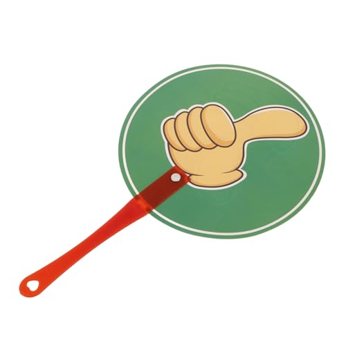 Abaodam Lehrmittel für die Grundschule schulsachen unterrichtsmaterial signale Handpaddel Auktionspaddel Stoppschild für Garage Wahlpaddel im Klassenzimmer Handheld-Stoppschild Plastik von Abaodam