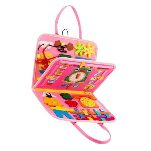 Abaodam Lerntafel aus Filz kinderbeschäftigung für Toys Lernspielzeug dexte spielzeuge sensorisches Vorschulspielzeug Kinderaccessoire Plüsch Rosa Abaodam Lerntafel aus Filz kinderbeschäftigung für Toys Lernspielzeug dexte spielzeuge sensorisches Vorschulspielzeug Kinderaccessoire Plüsch Rosa von Abaodam