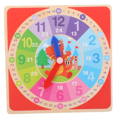 Abaodam Lernuhr Für Mädchen Pädagogisches Spielzeug Zeitgestaltung Zahlen Und Uhrzeiten Lernen Montessori Spielzeug Für Kindergarten Und Vorschule Langlebig Und Kindgerecht von Abaodam