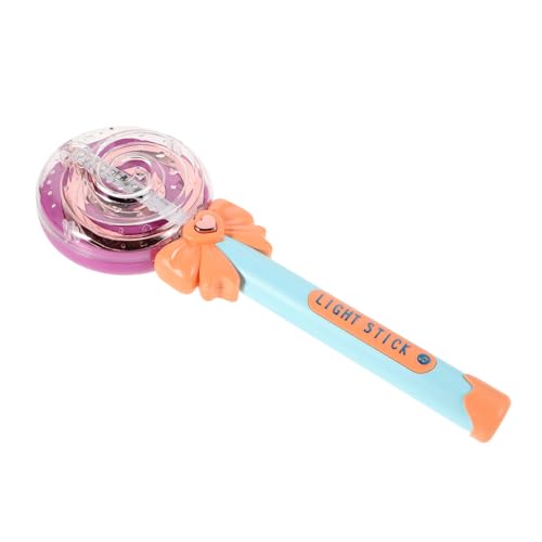 Abaodam Leuchtender Lollipop Musikstab für Mädchen mit Licht und Sound Batteriebetriebener Zauberstab für Kindergeburtstag Cosplay Partyzubehör Sichere Kinderunterhaltung ohne Batterien Abaodam Leuchtender Lollipop Musikstab für Mädchen mit Licht und Sound Batteriebetriebener Zauberstab für Kindergeburtstag Cosplay Partyzubehör Sichere Kinderunterhaltung ohne Batterien von Abaodam