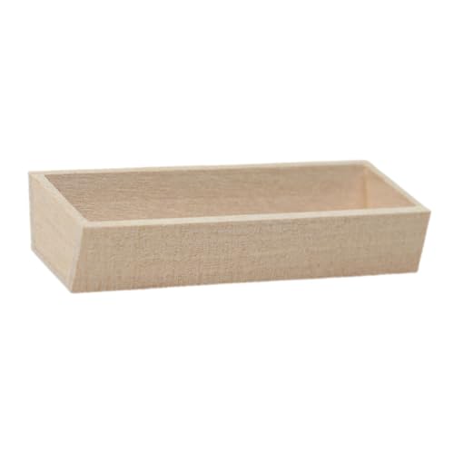 Abaodam Living Room Decoration wohnzimmerdeko Modellbau Home Decor Toy kucheltier Modell Einer Mini-Hausvase Puppenhaus-Blumentopf Mini-Holzvasen basteln Miniatur-Holzdekor hölzern von Abaodam