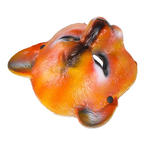 Abaodam Löwenmaske halloween masken halloweenmaske halloween gesichtsmaske hallowen masks halloween-masken Maskottchen Maskenkostüm Augenmaske Tiere Maske Frauen-Maskerade-Maske PVC Brown von Abaodam