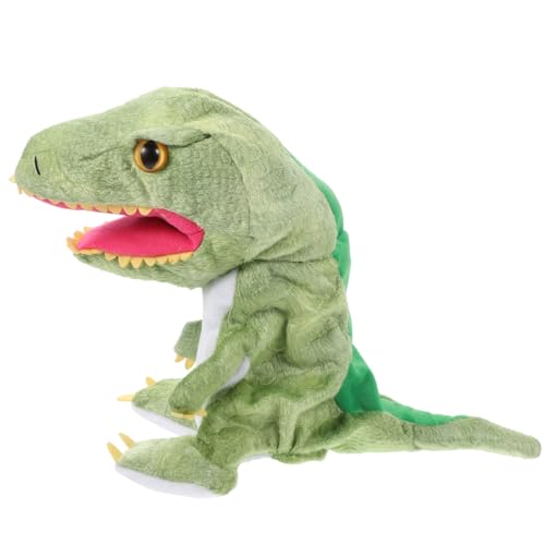 Abaodam Lustige Dinosaurier Handpuppe Tyrannosaurus Figur Interaktives für Kreative Rollenspiele für Ab Jahren Fördert Kommunikation und Fantasie von Abaodam