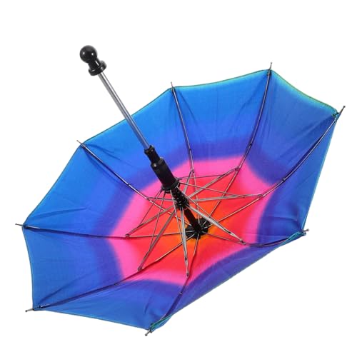Abaodam Magischer Requisiten Regenschirm Kleines Regenbogen Design Vielseitiges Zaubertrick Tool für Bühnenauftritte Partys und Unterhaltung Auffälliges Show Accessoire für Zauberer von Abaodam