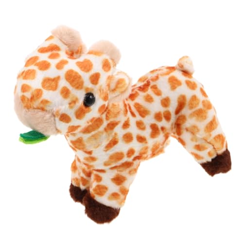 Abaodam Magnetpuppe Auf Schulter Tierkostüme Für Mädchen Flauschiger Giraffe - Magnetische Giraffe Für Schulter Giraffe Auf Der Schulterpropie Kinderpartykostüm Plüsch Light Brown von Abaodam