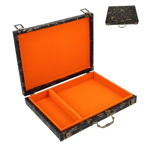 Abaodam Mahjong Box aus Holz mit Vintage Prägung Stilvolle Aufbewahrung für Mahjong Steine Reisen und Spieleabende Einzigartiges Design für Ihre Spielesammlung Abaodam Mahjong Box aus Holz mit Vintage Prägung Stilvolle Aufbewahrung für Mahjong Steine Reisen und Spieleabende Einzigartiges Design für Ihre Spielesammlung von Abaodam