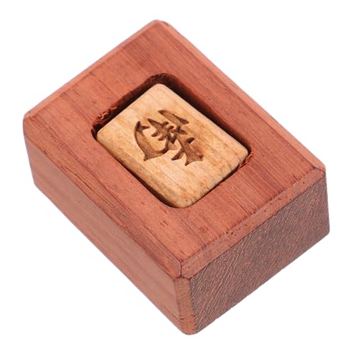 Abaodam Mahjong Wind Indicator aus Holz Traditionelles Chinesisches Zubehör für American Mahjong Klarer Windanzeiger für Dealer Einfache Handhabung Elegantes Design Spielverbesserung von Abaodam
