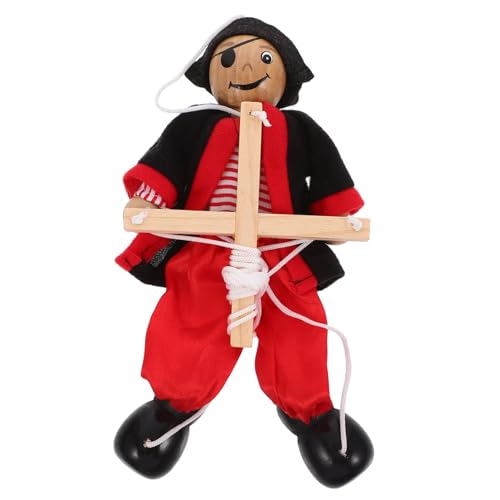 Abaodam Marionettenpuppen Für Jungen Und Mädchen Piraten-Marionette Aus Holz Spielzeug-fadenpuppe Für Puppenspiele Und Dekoration von Abaodam