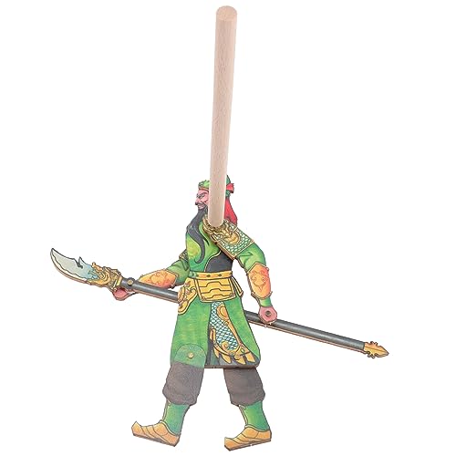 Abaodam Handgemachtes Schattenpuppenspiel-Set Traditionelle Chinesische Puppen Pädagogische Unterhaltung Für Jungen Und Mädchen Puppentheater Mit DREI Charakteren Abaodam Handgemachtes Schattenpuppenspiel-Set Traditionelle Chinesische Puppen Pädagogische Unterhaltung Für Jungen Und Mädchen Puppentheater Mit DREI Charakteren von Abaodam