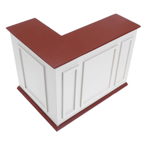 Abaodam Maßstab Dollhouse Küchenmöbel Realistischer Bar Tresen Modell für Bjd Puppenhaus Zubehör und Miniatur Dekoration von Abaodam