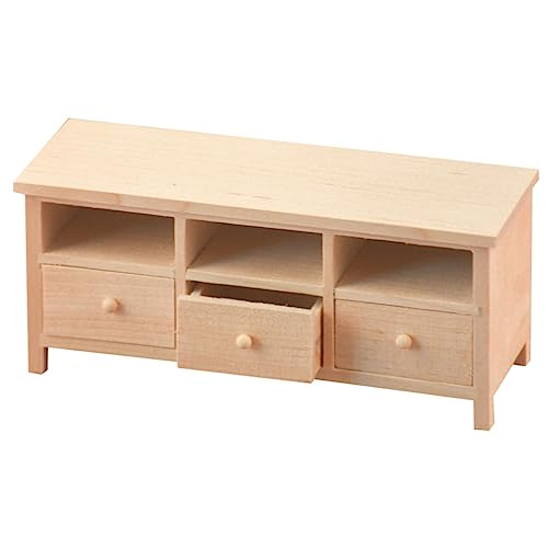 Abaodam Maßstab Handgefertigtes Mini Holzschrank Aufbewahrungsschrank für Miniaturhaus Abaodam Maßstab Handgefertigtes Mini Holzschrank Aufbewahrungsschrank für Miniaturhaus von Abaodam
