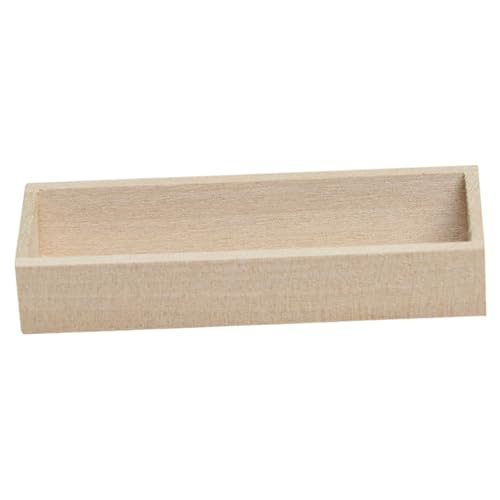 Abaodam Miniatur Vase Für Puppenhaus Dekorative Blumentopf Accessoire Für Mini-Haus Holzmaterial Realistische Mikro-Landschaft Für Spielzeug Und Heimdekoration von Abaodam