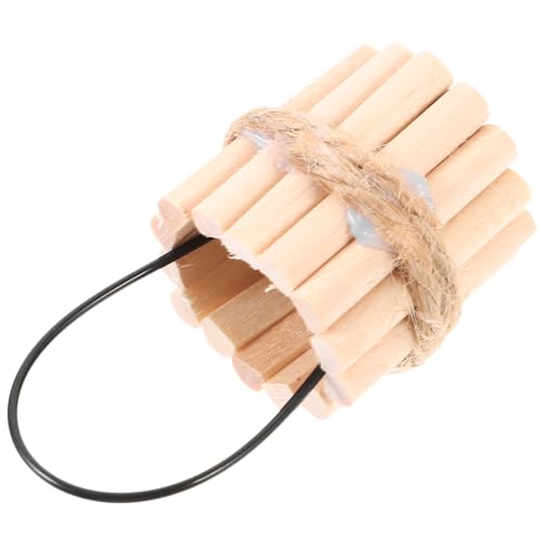 Abaodam Maßstab Mini Holzfass Deko Kreativer Kleiner Holzeimer für Puppenmöbel und Szene Dekoration von Abaodam