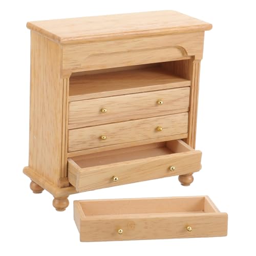 Abaodam Maßstab Puppenhaus Möbel DIY Mini Schrank Dekoration Tiny House Deko Holzspielzeug für Puppenstube Wohnzimmer Schlafzimmer Abaodam Maßstab Puppenhaus Möbel DIY Mini Schrank Dekoration Tiny House Deko Holzspielzeug für Puppenstube Wohnzimmer Schlafzimmer von Abaodam