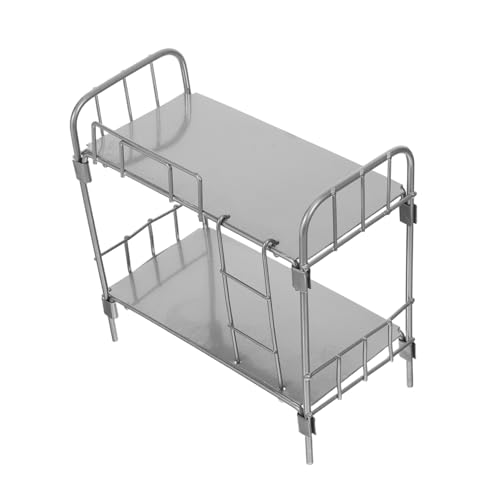 Abaodam Maßstab Puppenhaus Möbel Stapelbares Etagenbett Silber Platzsparend Realistisch Detailliert Puppenhaus Dekoration und Zubehör Abaodam Maßstab Puppenhaus Möbel Stapelbares Etagenbett Silber Platzsparend Realistisch Detailliert Puppenhaus Dekoration und Zubehör von Abaodam