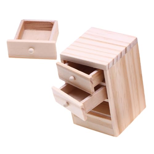 Abaodam Maßstab für Puppenhaus Funktionaler Schrank mit Detailliertem Design für Schlafzimmer und Miniaturmöbel Sammlung von Abaodam