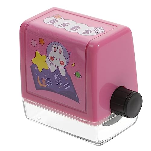 Abaodam Mathe-Rollstempel mathespiele Math Roller Stamp Mathe-Stempel für Übungen matheroller Stempel Mathe-Kinderspielzeug Mathe-Rolle Roller digitaler Lehrstempel Briefmarken Plastik von Abaodam