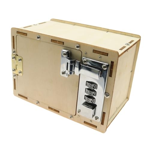 Abaodam Mechanische Passwortbox aus Holz mit Digitalem Zahlenschloss DIY Lernspielzeug für Logischen Denkens und Feinmotorik Sicher und Rundum Bearbeitet als Geburtstagsgeschenk Abaodam Mechanische Passwortbox aus Holz mit Digitalem Zahlenschloss DIY Lernspielzeug für Logischen Denkens und Feinmotorik Sicher und Rundum Bearbeitet als Geburtstagsgeschenk von Abaodam