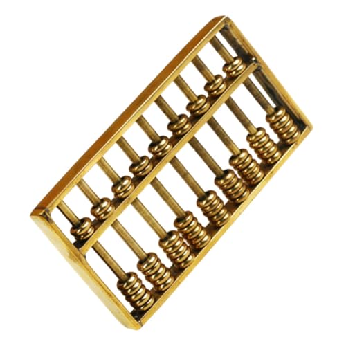 Abaodam Messing Mini Abakus Ornament Retro Stil Feine Verarbeitung Glatte Oberfläche Charmante Chinesische Zählhilfe Dekoration für Zuhause Büro Sammlerstück Elegante Tischdekoration Abaodam Messing Mini Abakus Ornament Retro Stil Feine Verarbeitung Glatte Oberfläche Charmante Chinesische Zählhilfe Dekoration für Zuhause Büro Sammlerstück Elegante Tischdekoration von Abaodam
