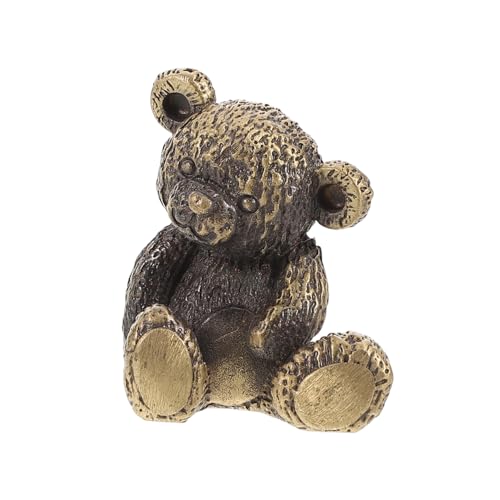 Abaodam Messingbären Figur Miniaturtierskulptur Für Home Office Tischdekoration Tee Haustier Sammlerstücke Abaodam Messingbären Figur Miniaturtierskulptur Für Home Office Tischdekoration Tee Haustier Sammlerstücke von Abaodam