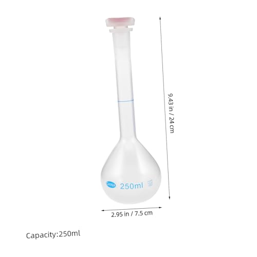 Abaodam Chemie-Flasche 250 Ml Kunststoffflasche Labor-präzisionsmessflasche Für Experimente Abaodam Chemie-Flasche 250 Ml Kunststoffflasche Labor-präzisionsmessflasche Für Experimente von Abaodam