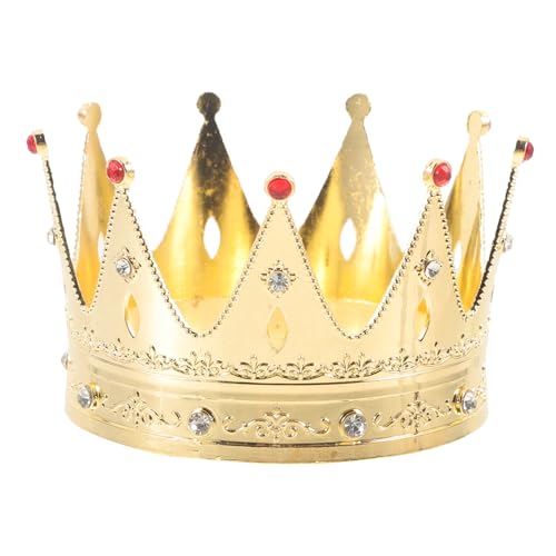 Abaodam Metallkrone Für Partykostüm Cosplay Krone Strass Goldene Tiara von Abaodam