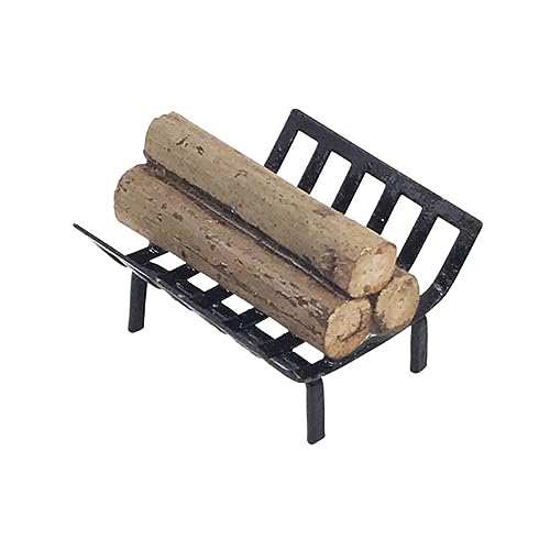 Abaodam Mini Brennholzständer Für Puppenhaus Dekoration Puppenhaus Mini Brennholzständer Für Den Außenbereich Dekoration Mini Brennholzständer Kleines Brennholzregal Kleines von Abaodam