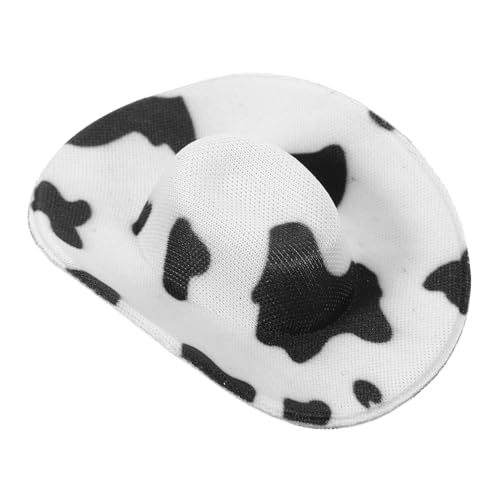 Abaodam Mini-Cowboyhut Kleiner Cowgirlhut Mini-Hut mit Verzierung Mini-Cowboy-Hut Kleiner Cowboyhut Eva von Abaodam