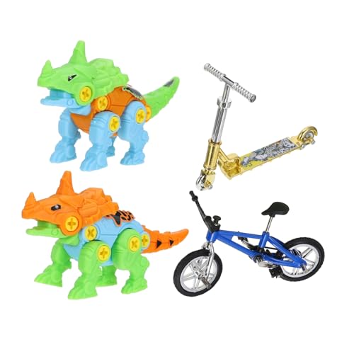 Abaodam Mini Finger Fahrrad und Scooter DIY Modellspielzeug mit Dinosaurierfiguren Detailreiches Finger Sportspielzeug für Tischdekoration und Sammler Glatte Oberfläche Sicher Abaodam Mini Finger Fahrrad und Scooter DIY Modellspielzeug mit Dinosaurierfiguren Detailreiches Finger Sportspielzeug für Tischdekoration und Sammler Glatte Oberfläche Sicher von Abaodam