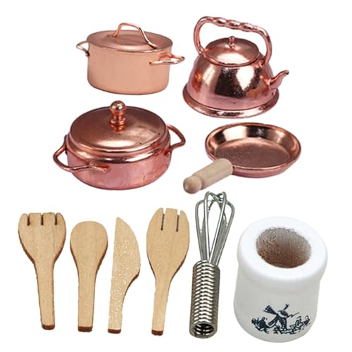 Abaodam Mini Küchenutensilien Set Teiliges Zubehör für Puppenhäuser Langlebige und Dekorative Miniatur Küchengeräte für DIY Spielzeugliebhaber Abaodam Mini Küchenutensilien Set Teiliges Zubehör für Puppenhäuser Langlebige und Dekorative Miniatur Küchengeräte für DIY Spielzeugliebhaber von Abaodam