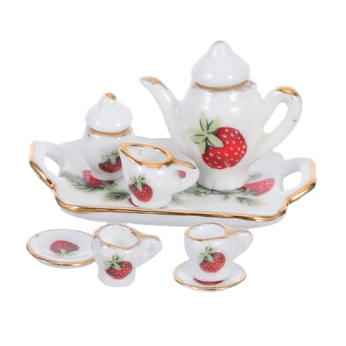 Abaodam Mini Milchteetasse Winzige Porzellan Teetassen Mini Keramik Teetassen Miniatur Keramik Teekannen Miniatur Milchteetassen von Abaodam